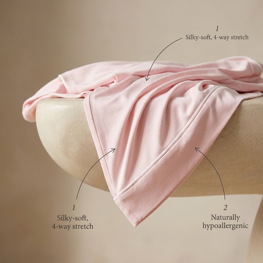 Long-Sleeve Cooling Bamboo Pajama Set